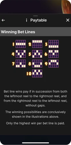 Game scheme_Starburst