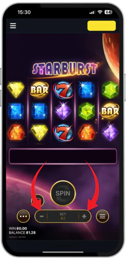 Choose a bet_Starburst